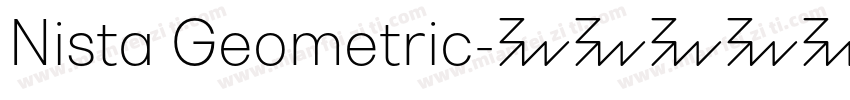 Nista Geometric字体转换